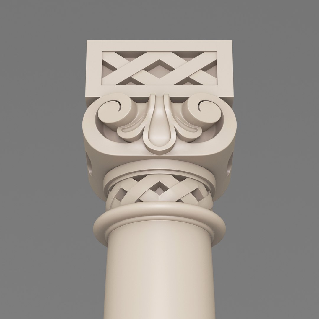 Classic Column 001 3D Model - TurboSquid 2095675