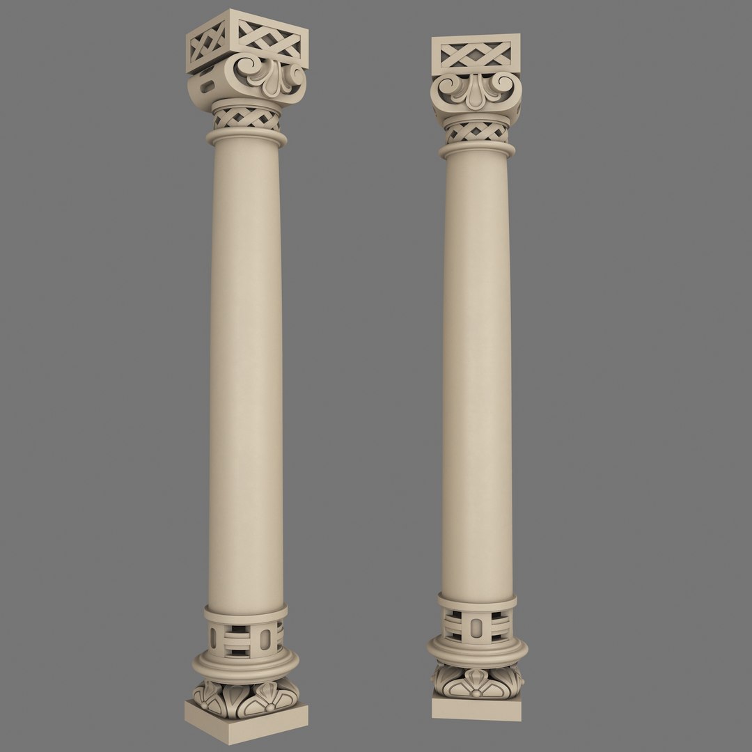 modelo 3d Classic Column 001 - TurboSquid 2095675