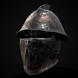 3D Embossed Metal Armet