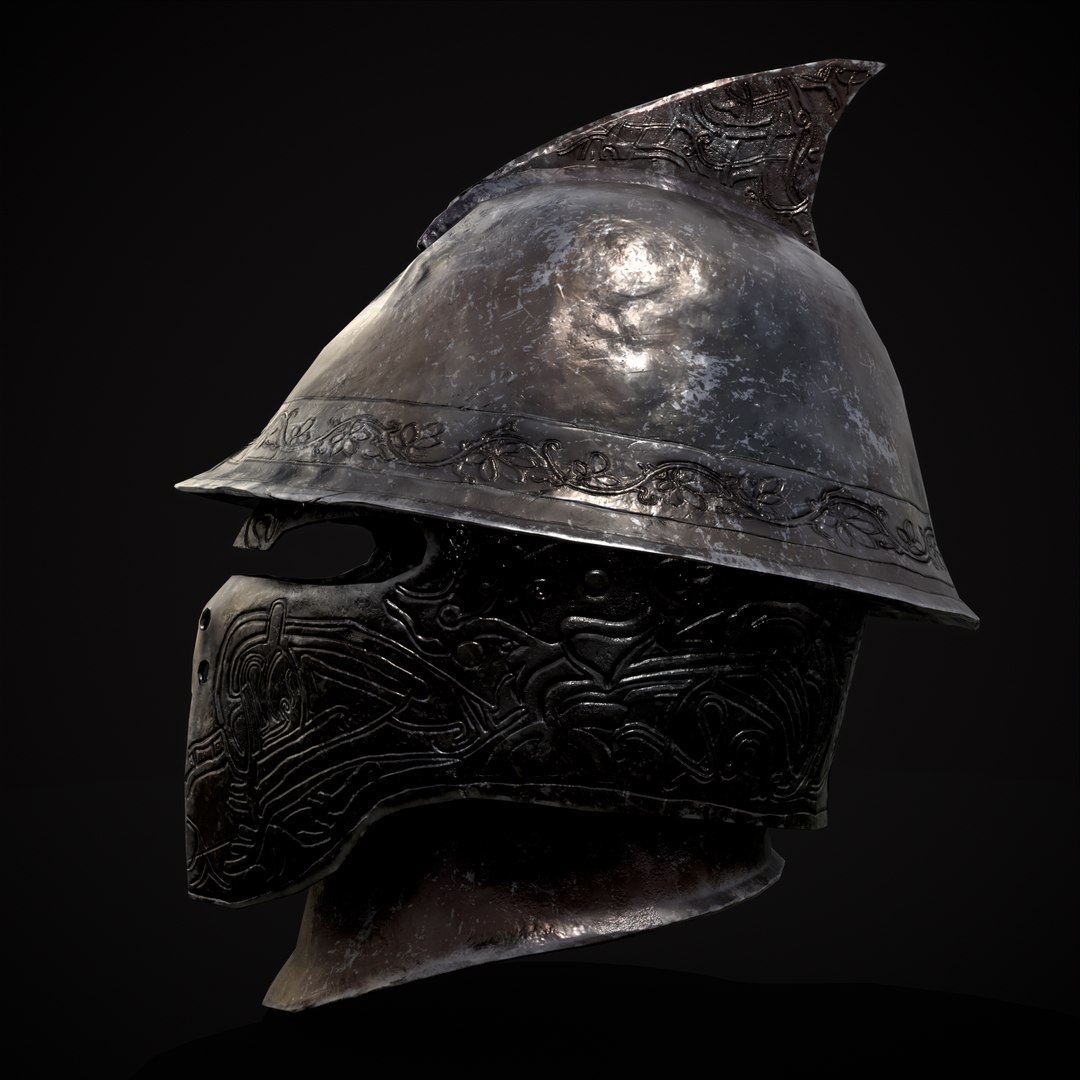 3D Embossed Metal Armet https://p.turbosquid.com/ts-thumb/o8/zyvV1Q/Gq/3/png/1743539502/1920x1080/fit_q87/455dd26ad57f4af746e130b1122eb1ddd8fa274d/3.jpg