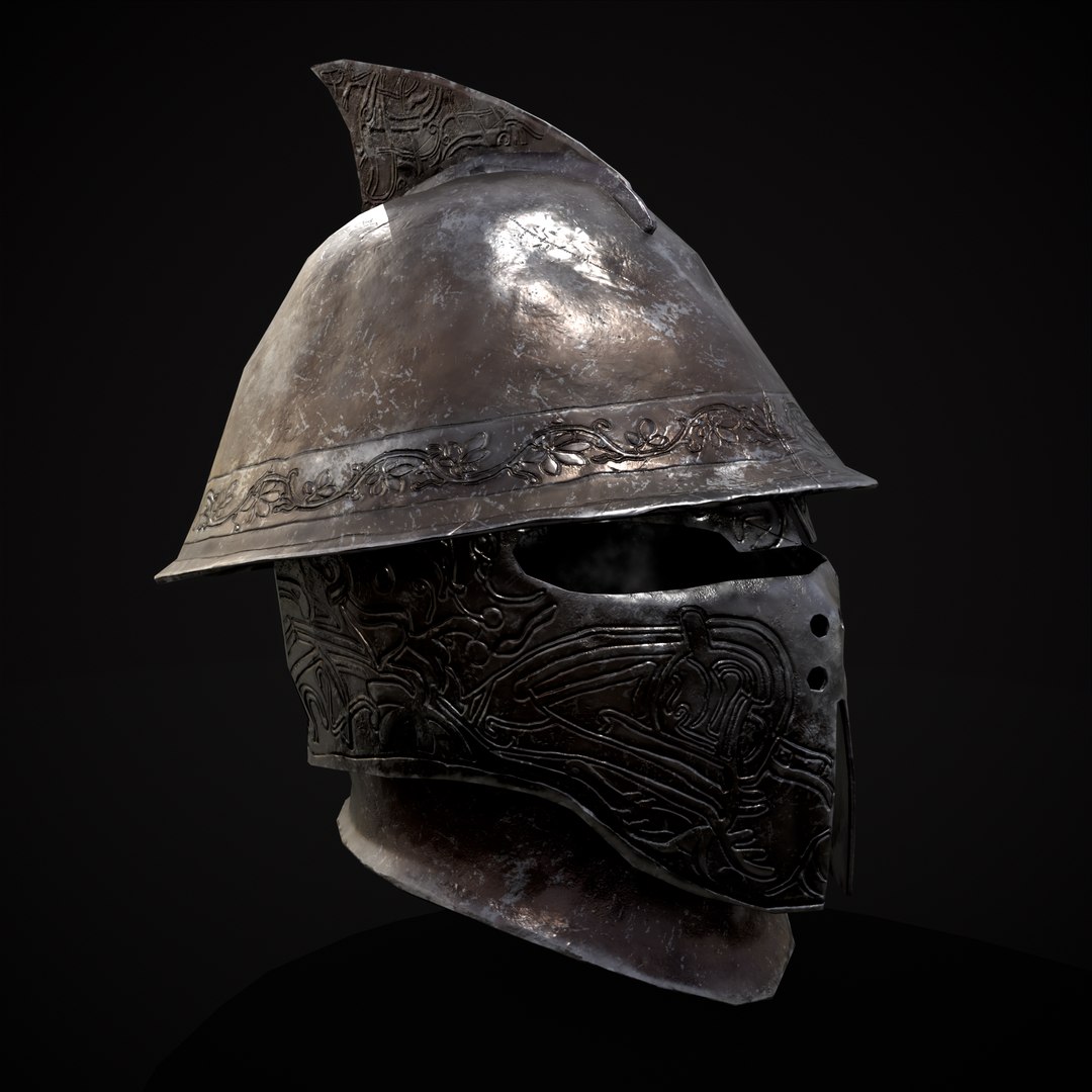 3D Embossed Metal Armet https://p.turbosquid.com/ts-thumb/o8/zyvV1Q/lE/17/png/1743539560/1920x1080/fit_q87/01d571ff8faf0303f2942f810f774b35ba5188b7/17.jpg