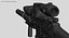 FNSCAR L-CQC Assault Rifle, Suppressor, Sight, IR Laser, Magpul, Scope Zbrush Sculpt