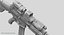 FNSCAR L-CQC Assault Rifle, Suppressor, Sight, IR Laser, Magpul, Scope Zbrush Sculpt