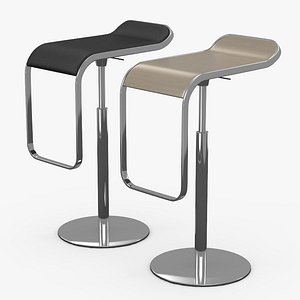 bar 2 chair barhocker 3d model
