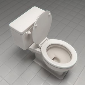 Toilet classic WC printer model