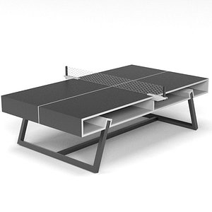 hollow ping pong table 3d obj