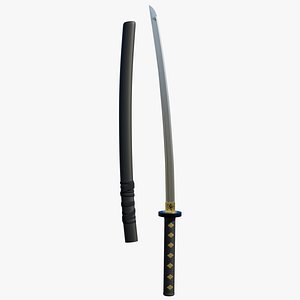 Sword Gameready PBR Unity UE Arnold V-Ray Textures Included3