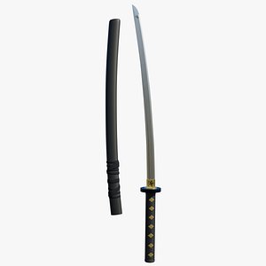 Sword Gameready PBR Unity UE Arnold V-Ray Textures Included3