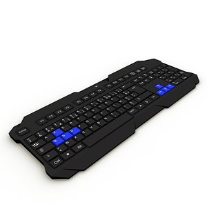 3D gaming keyboard