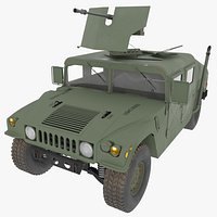 Humvee M998 M1025 Weapons Carrier Slant Back