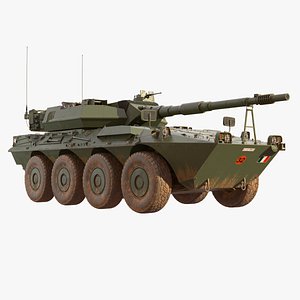 3D wheeled tank destroyer b1 model