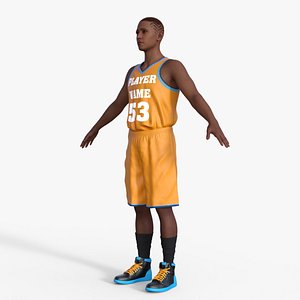 Realistic Basketball Player 3D