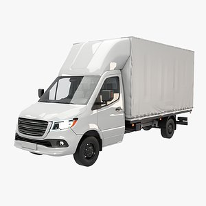 3D Modern Curtain  Tautliner Van