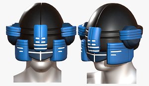 gas mask helmet 3D