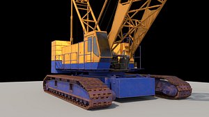 KOBELCO 7150 CRAWLER CRANE Low-poly