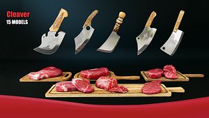 Cleaver 3D model