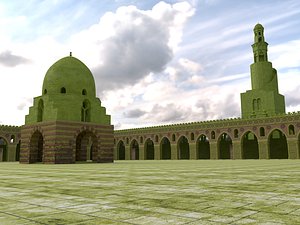 ibn tulun mosque 3D model