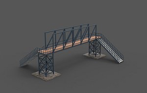 Pedestrian Bridge 3D model