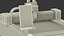 3D model Laser Cutting Machine Rigged