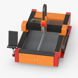 Laser Cutting Machine Rigged