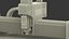 3D model Laser Cutting Machine Rigged