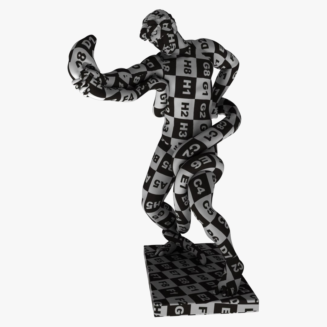 3d Replica Athlete Wrestling Python