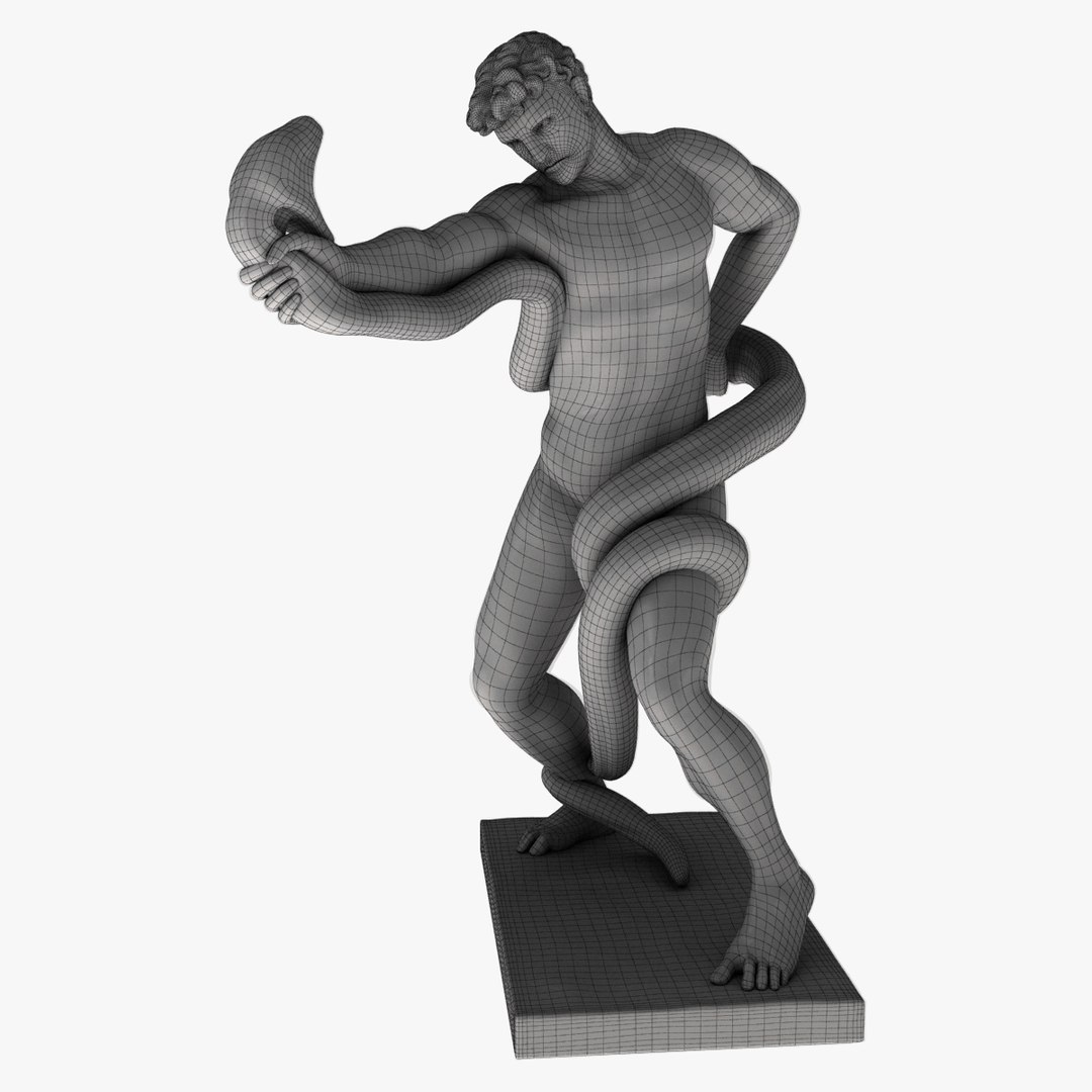 3d Replica Athlete Wrestling Python