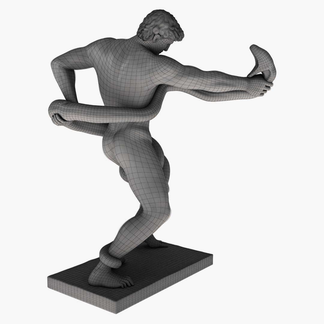 3d Replica Athlete Wrestling Python