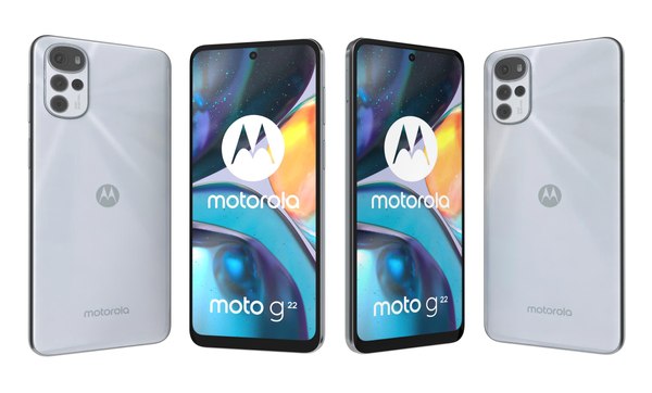 3D Motorola Moto G22 White
