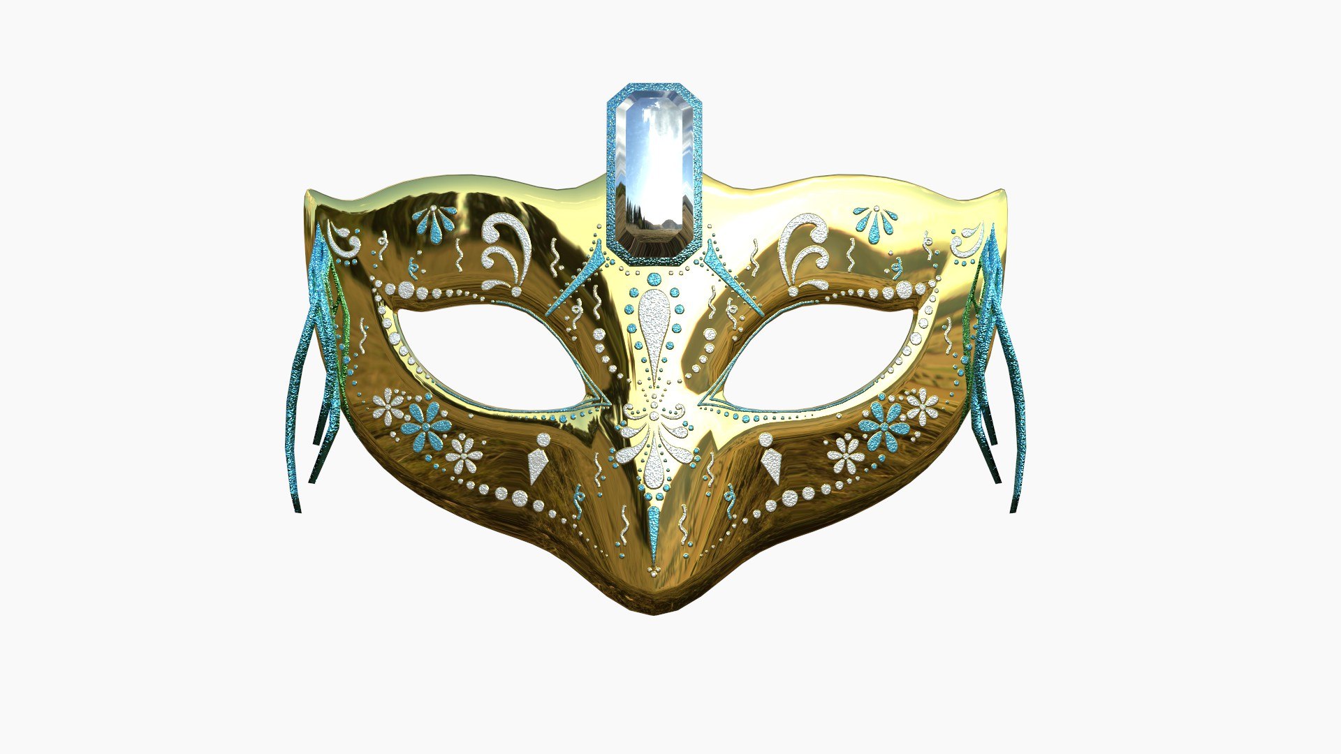 Harga Murah 跨境热销款派对酒吧化妆舞会半脸男士彩绘金粉面具手工喷漆面具di singaimpor.com., image size:1920x1080