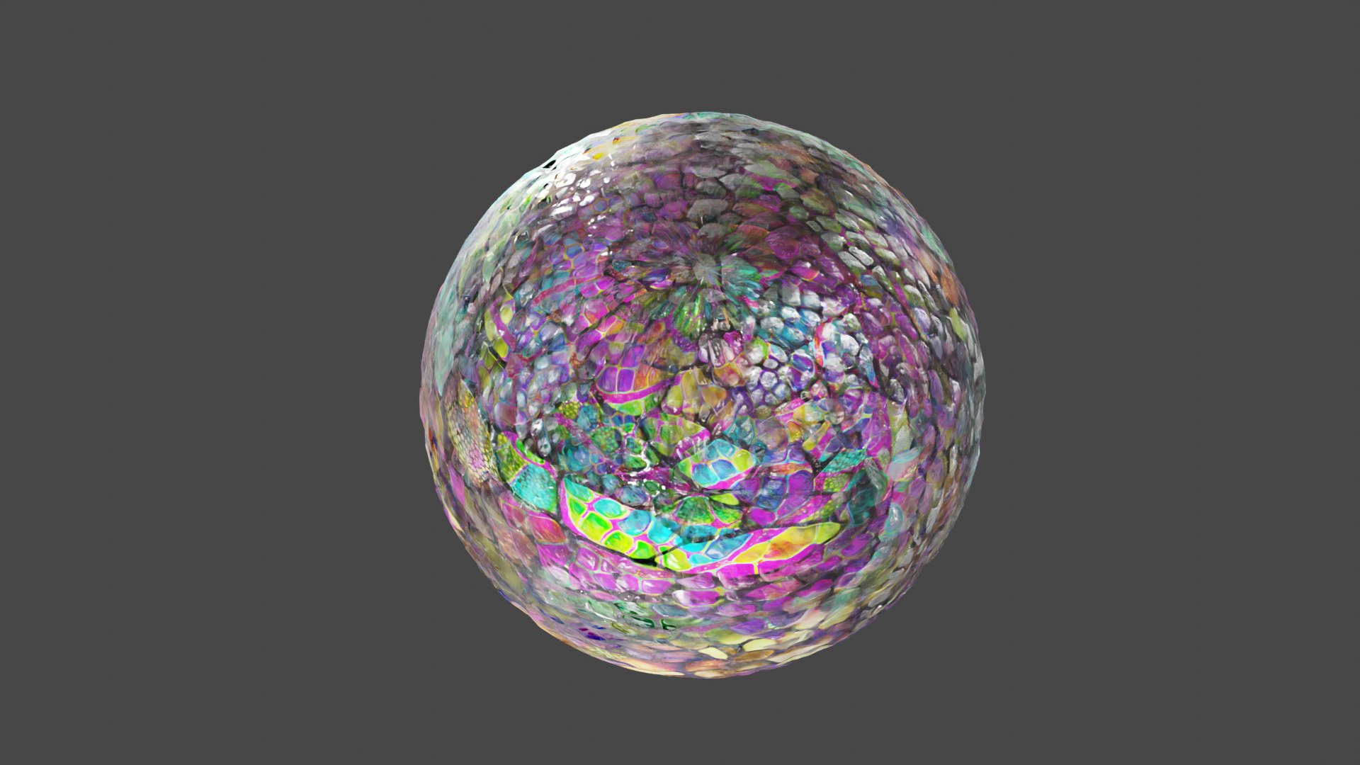 3D Magic Seamless Crystal Reptile Skin - TurboSquid 2020217