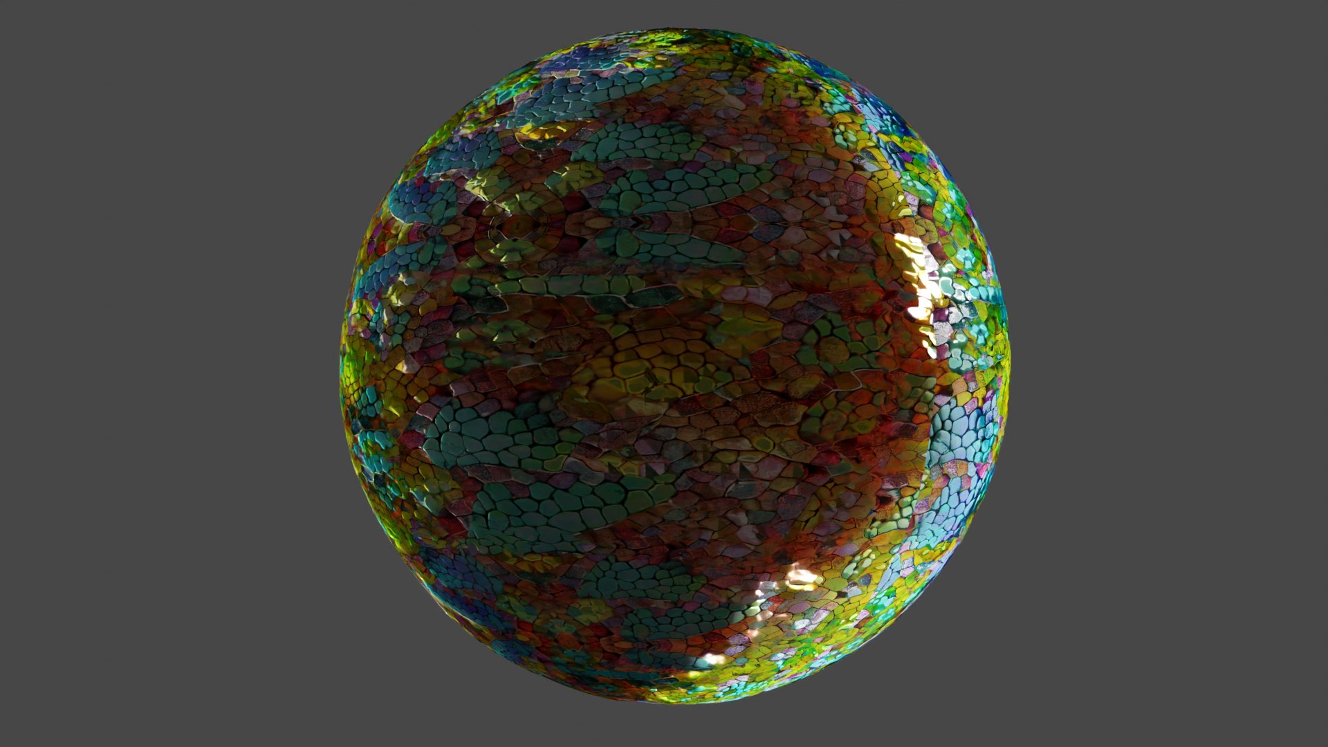 3D Magic Seamless Crystal Reptile Skin - TurboSquid 2020217