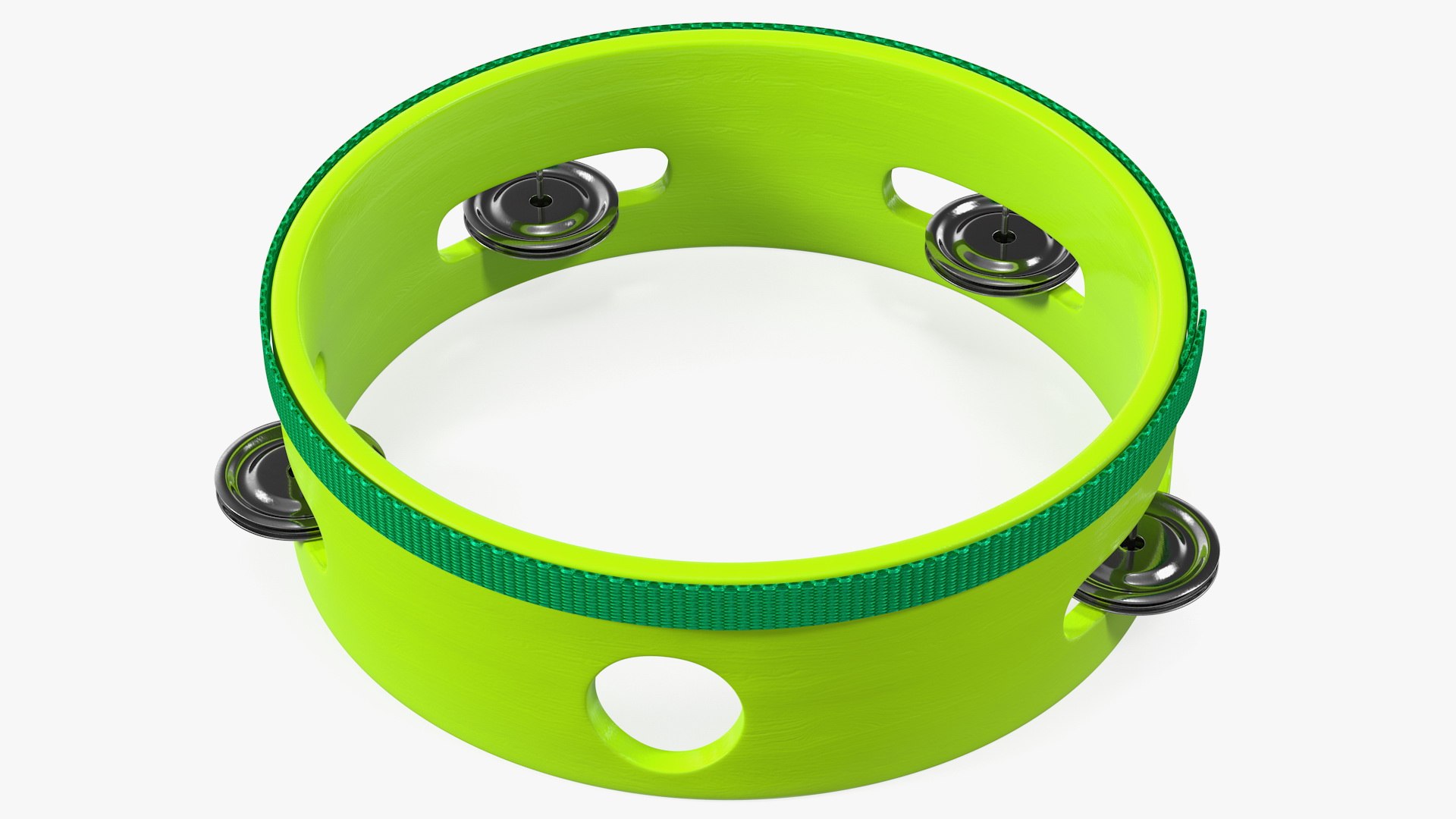 Tambourine Toy Musical Instrument 3D model preview