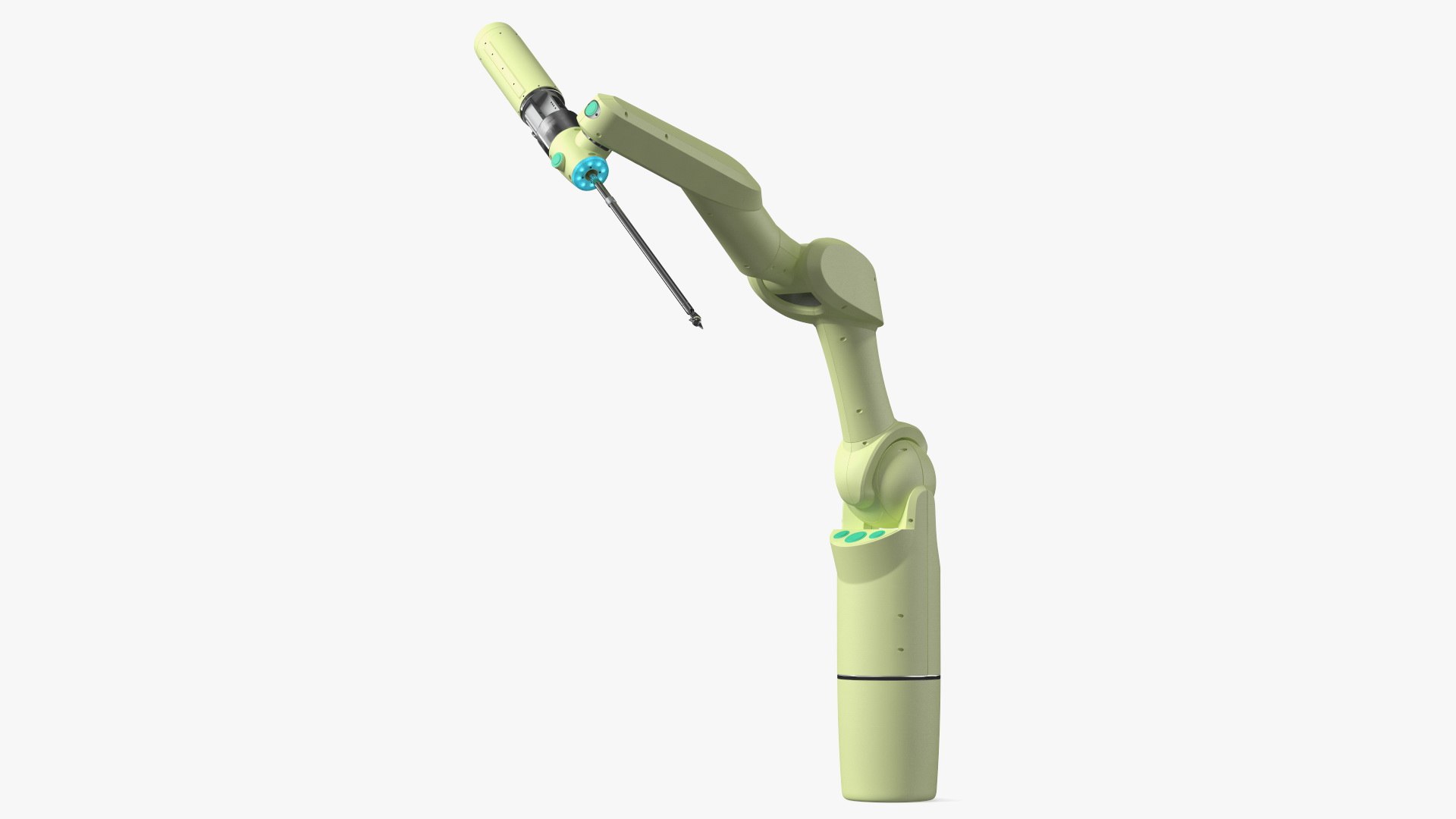 Medical Versatile Robotic Arm Rigged 3D model preview