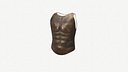 Ancient Armor Thorax 3D Model Game Ready PBR Low Poly