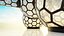 2 fused glass hexagon sci fi spherical domes set with walkway