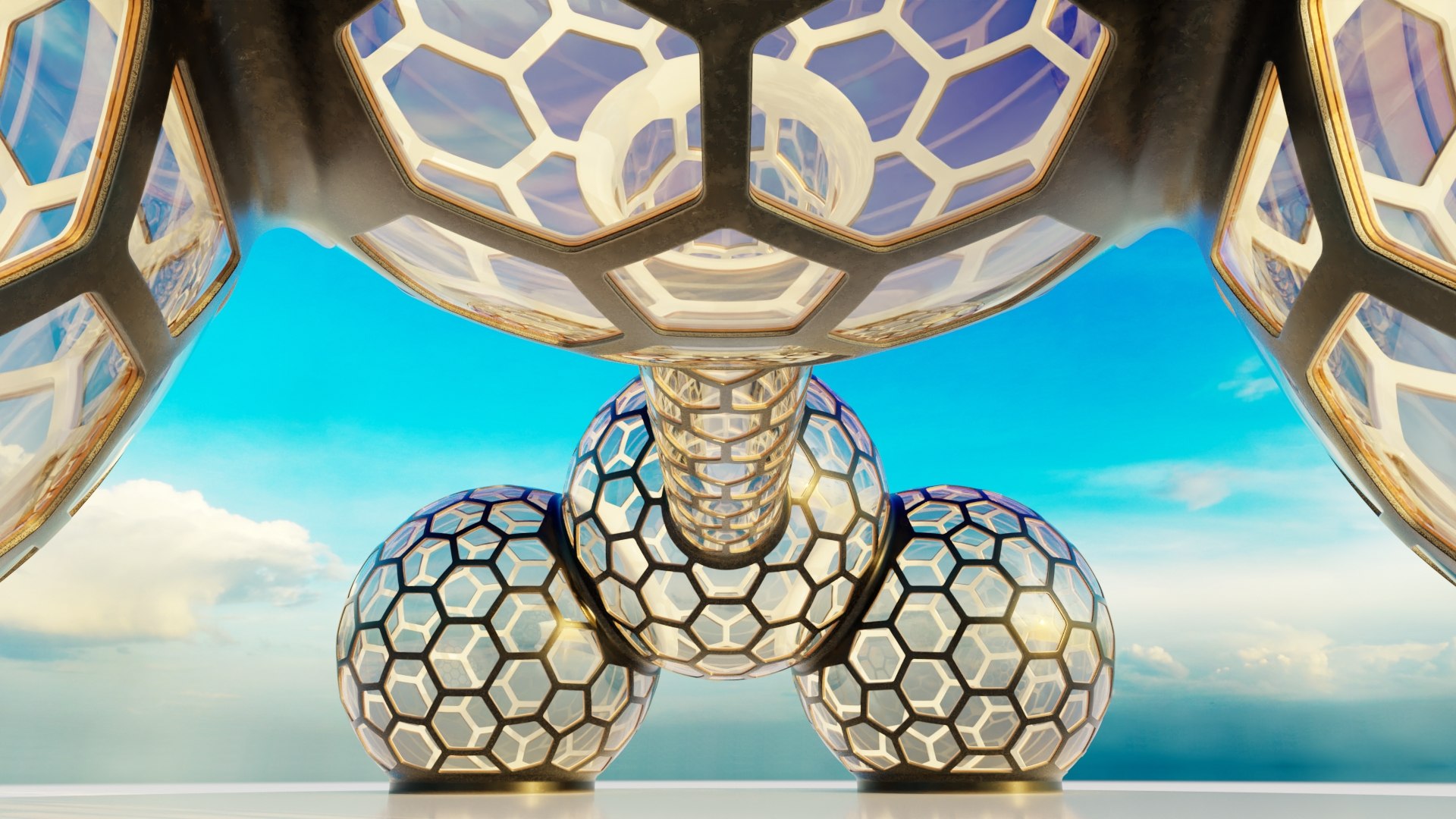 2 fused glass hexagon sci fi spherical domes set with walkway 3D model https://p.turbosquid.com/ts-thumb/o9/dtwkKg/zE/6/jpg/1720597547/1920x1080/fit_q87/6273b6007573556ad0fdcaab4beb0a71d38683a2/6.jpg