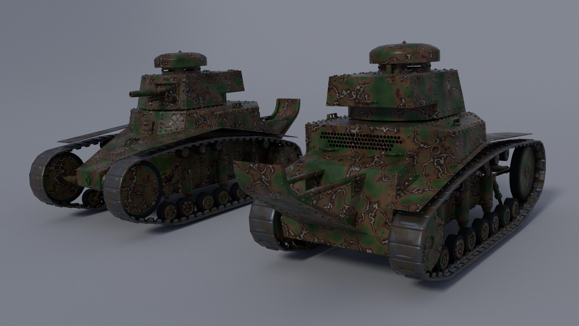 Russian T18 Light Tank 3D Model - TurboSquid 1156507