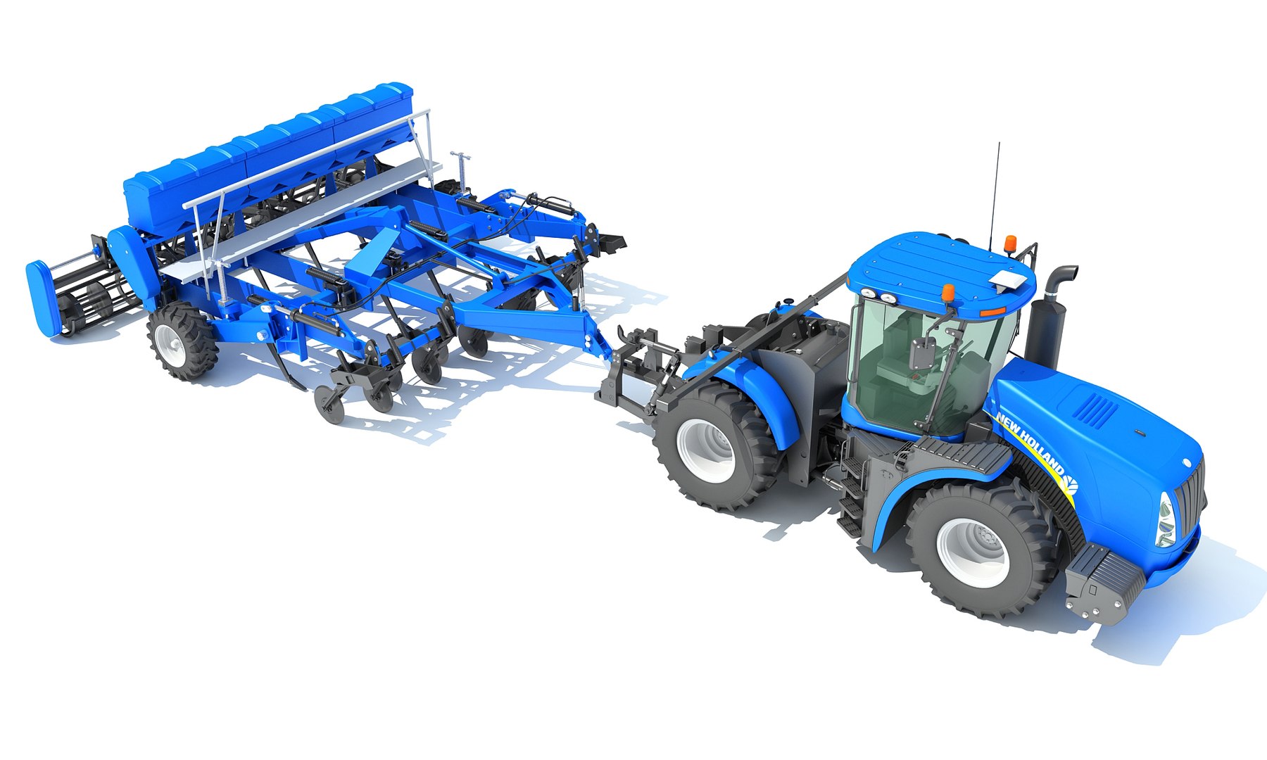 New holland tractor disc 3D model - TurboSquid 1456645