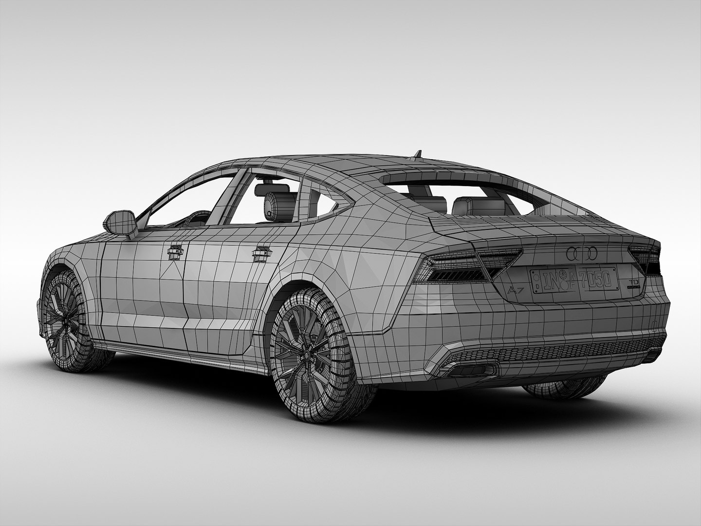 3d Audi Car Model