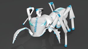 rigged beetle 3D model