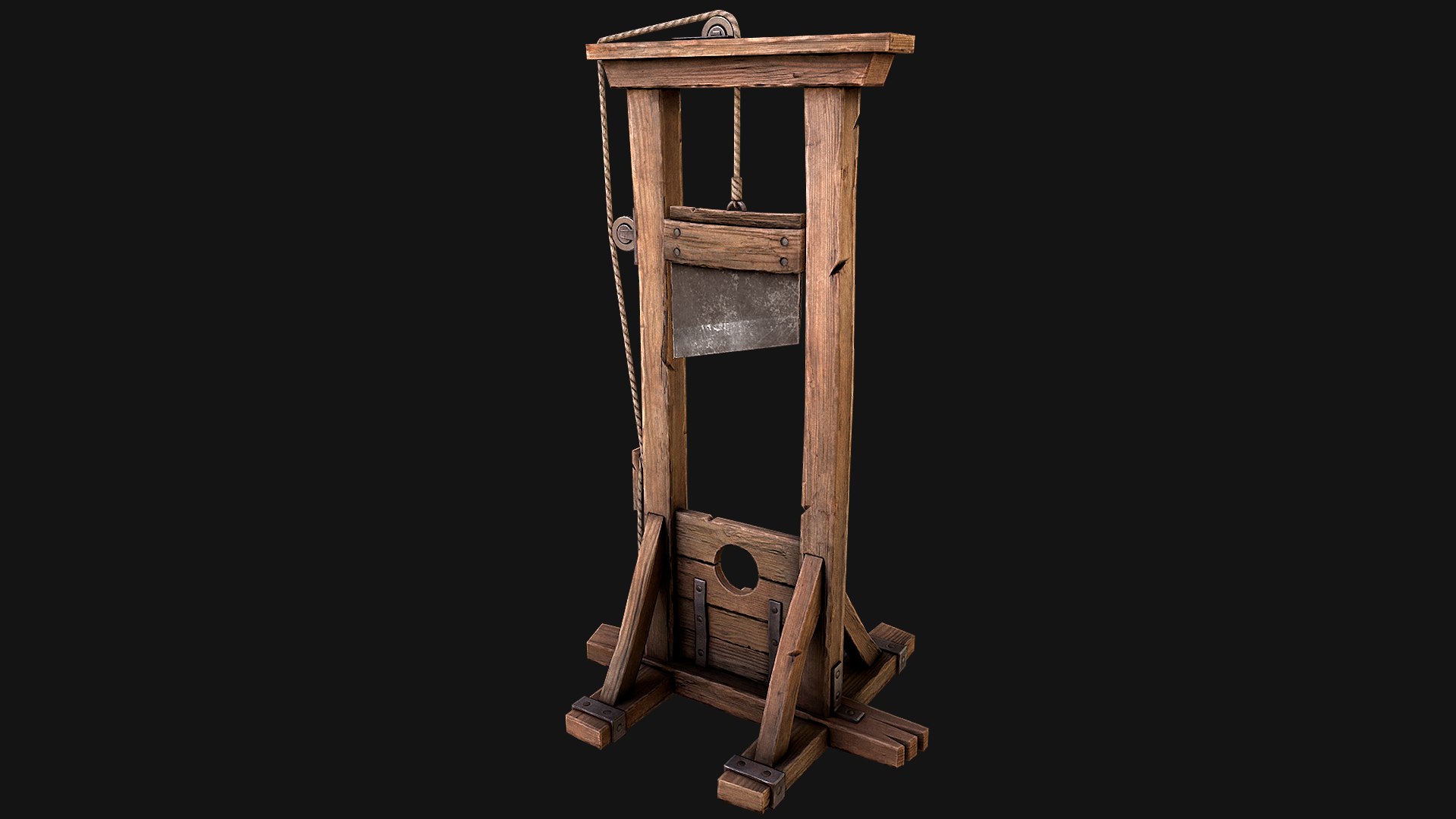 3D Guillotine Torture - TurboSquid 1989519