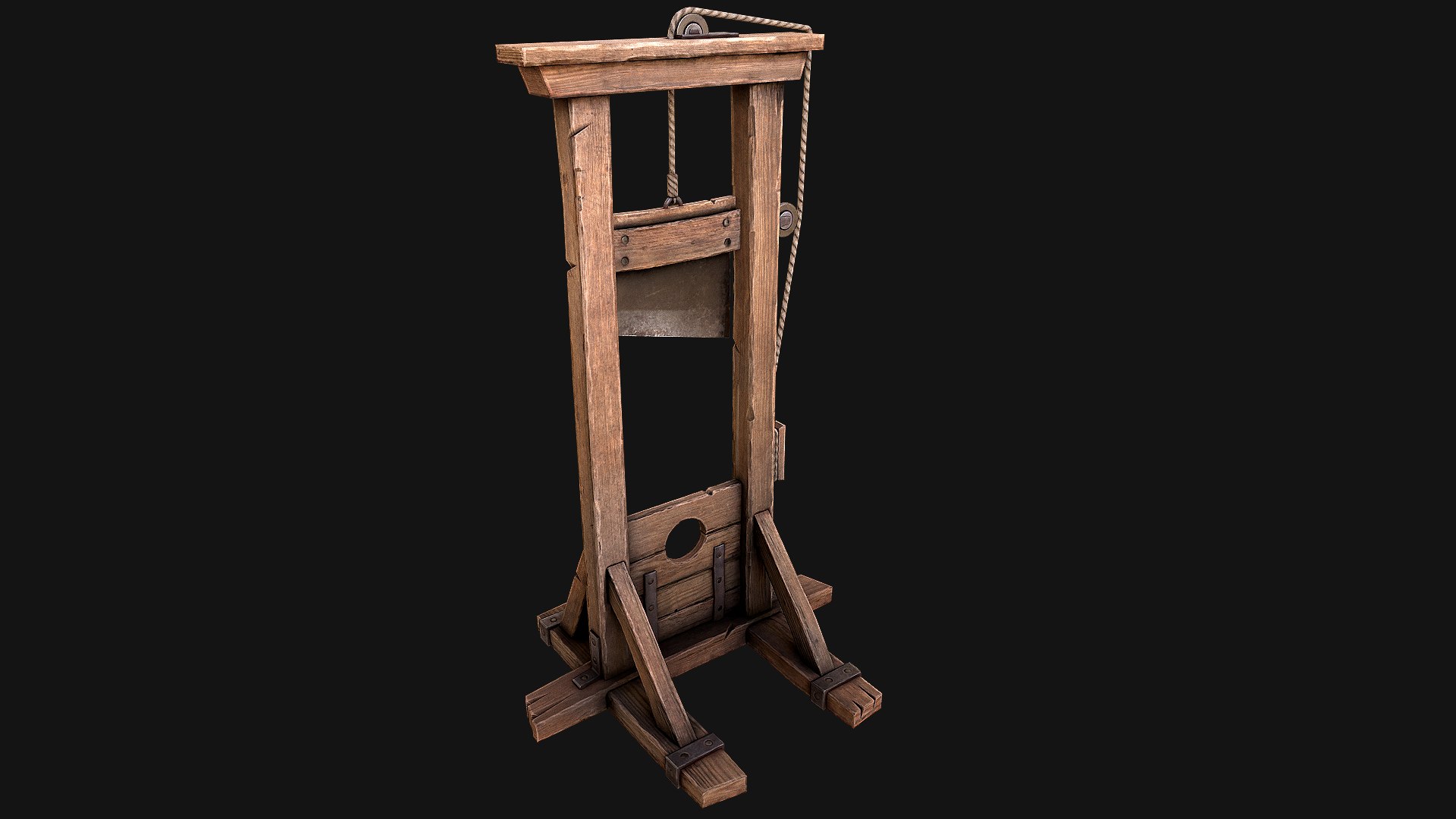 3D Guillotine Torture - TurboSquid 1989519