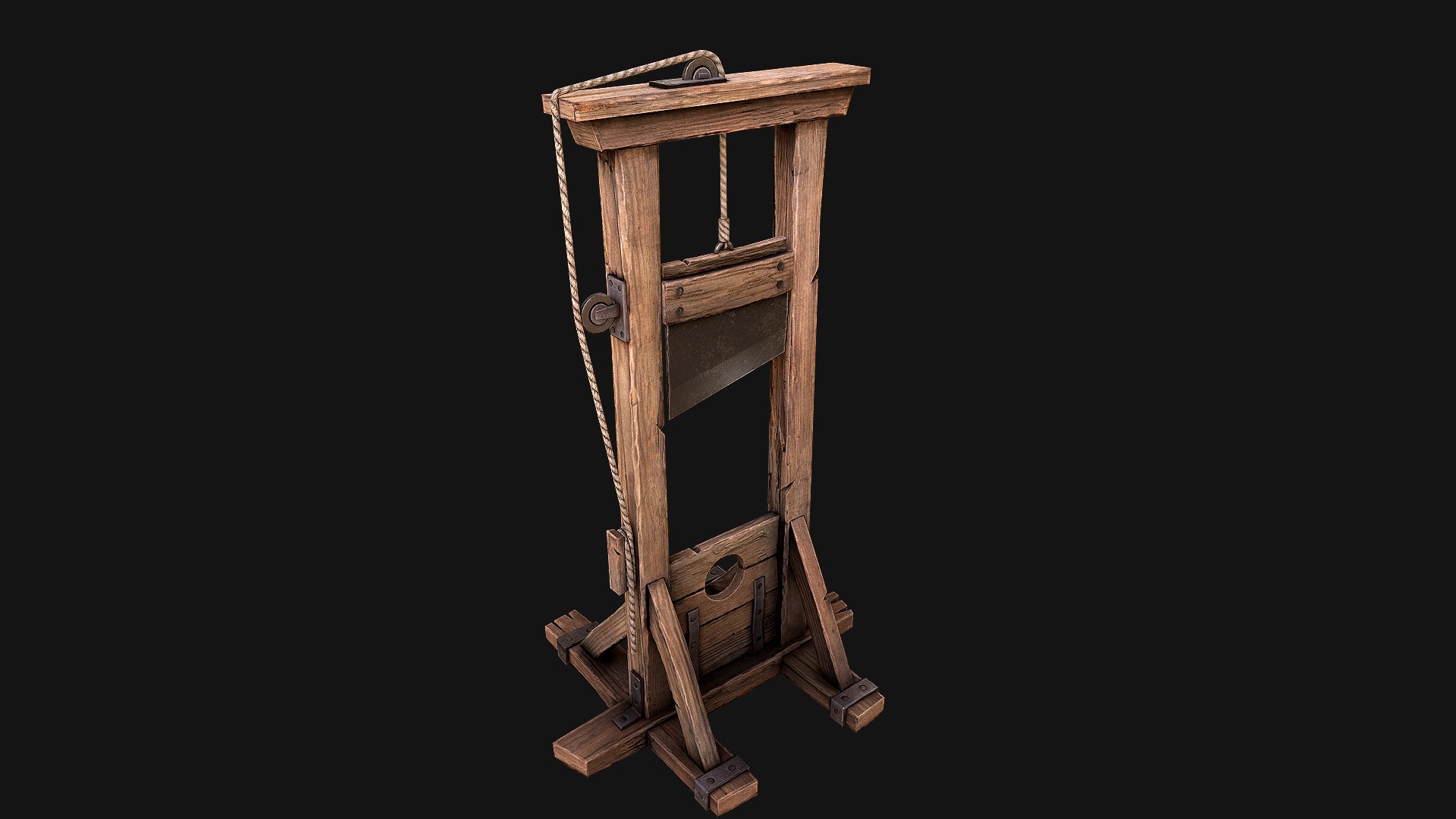 3D Guillotine Torture - TurboSquid 1989519