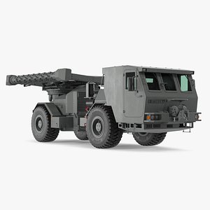 Mine Flail Vehicle Hydrema 910 Grey
