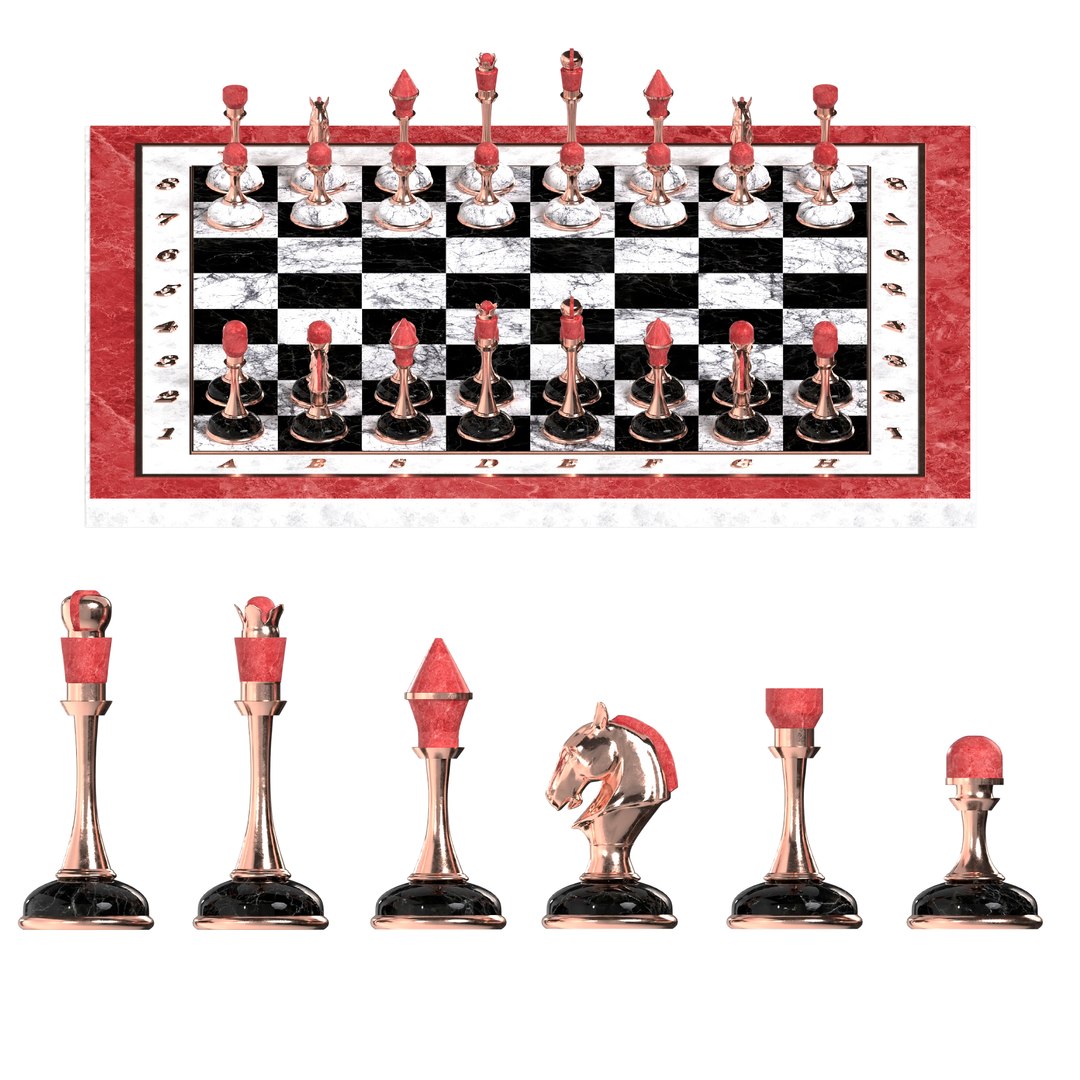 3D Chess model - TurboSquid 2017948