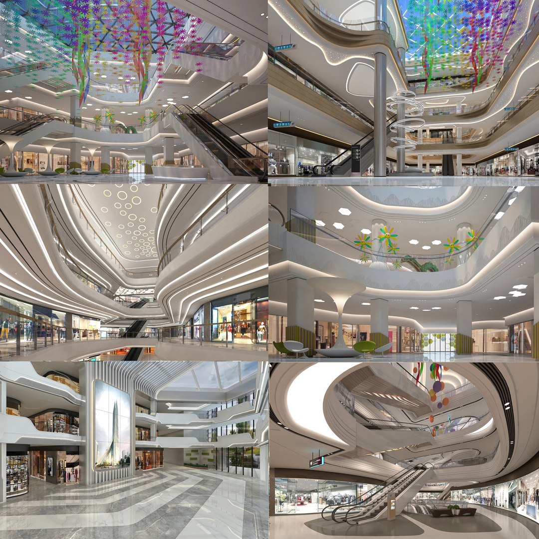 Shopping Mall Collection 06 3D Model - TurboSquid 2385525