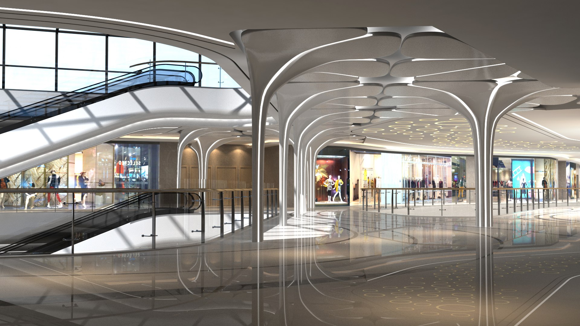 Shopping Mall Collection 06 3D Model - TurboSquid 2385525