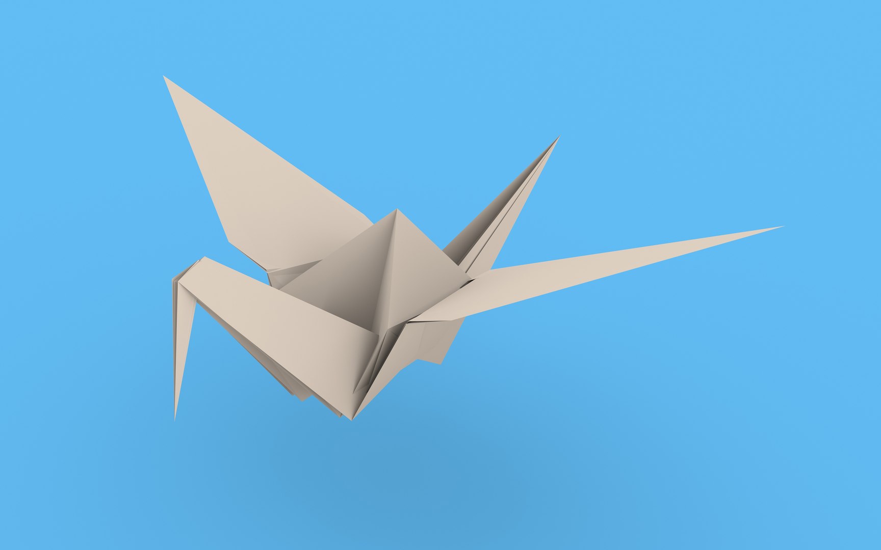 Origami Paper Crane Animated Model - TurboSquid 1994526