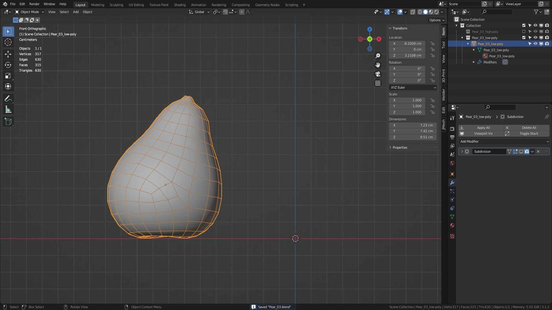 Pear 03 3D model 3D model https://p.turbosquid.com/ts-thumb/oA/13HgTw/VT/lowrender35/jpg/1671563163/1920x1080/fit_q87/c0038094c4b4f632c319da4ee3038d02a5b544be/lowrender35.jpg